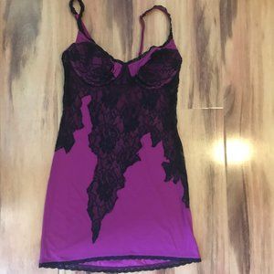 Purple Lingerie Frederick's of Hollywood Small